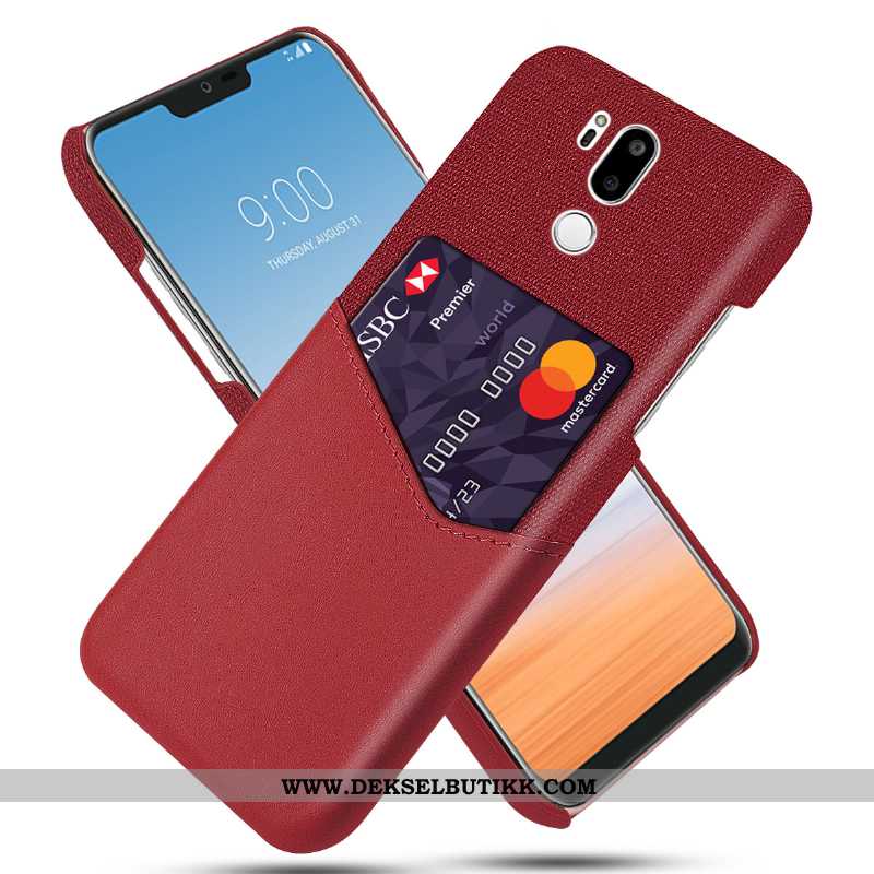 Etui Lg G7 Thinq Trend Svart Kvalitet, Deksel Lg G7 Thinq Beskyttelse Tilbud