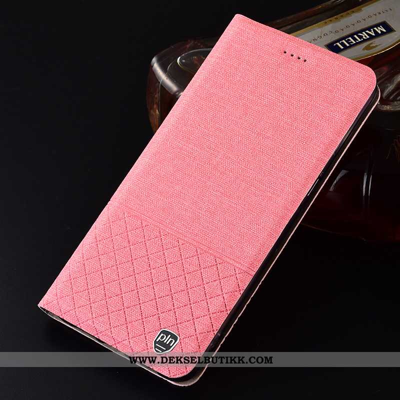 Etui Lg K11 Skinndeksel Deksel Mobiltelefon Folio Rosa, Lg K11 Beskyttelse Rabatt