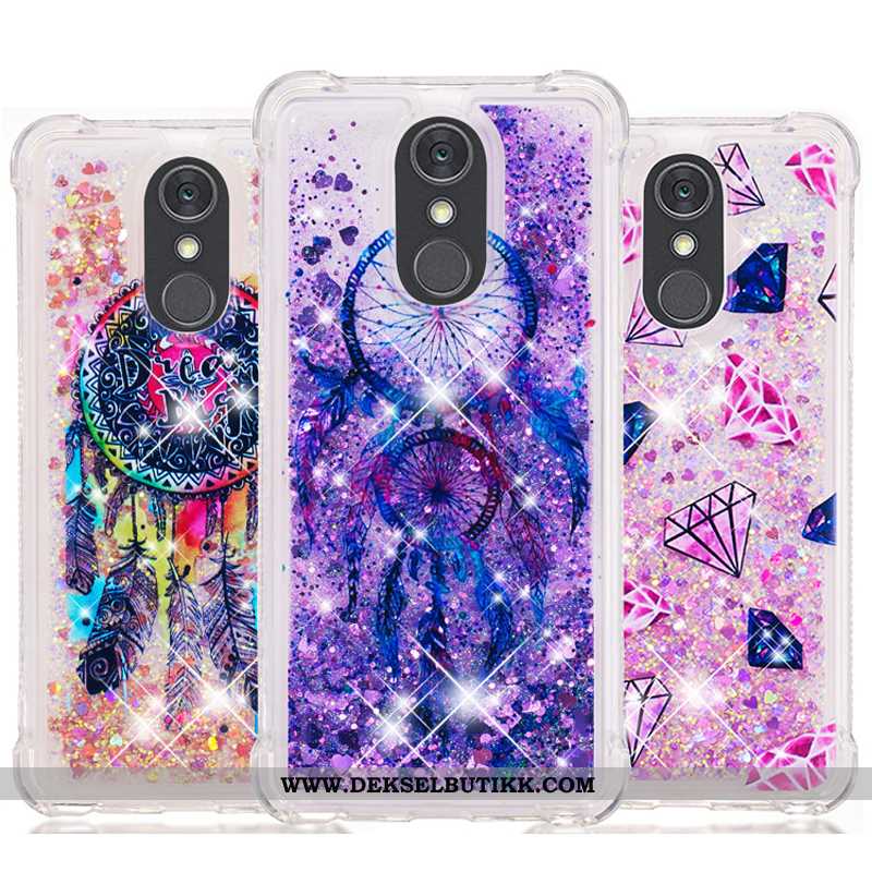 Etui Lg Q Stylus Cartoon Lilla Pu Quicksand, Deksel Lg Q Stylus Myke Salg