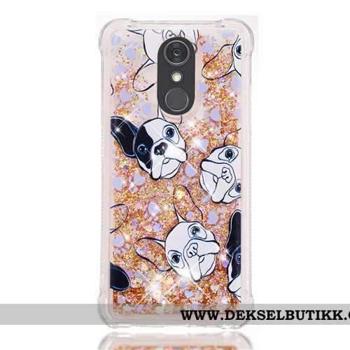 Etui Lg Q Stylus Cartoon Lilla Pu Quicksand, Deksel Lg Q Stylus Myke Salg