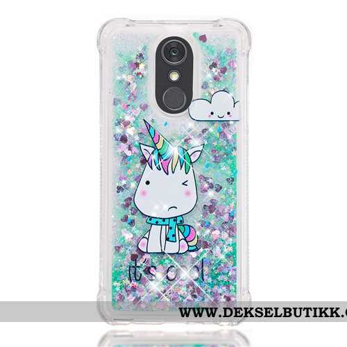 Etui Lg Q Stylus Cartoon Lilla Pu Quicksand, Deksel Lg Q Stylus Myke Salg