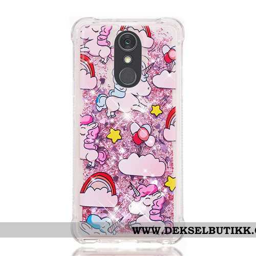 Etui Lg Q Stylus Cartoon Lilla Pu Quicksand, Deksel Lg Q Stylus Myke Salg