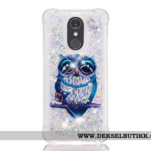 Etui Lg Q Stylus Cartoon Lilla Pu Quicksand, Deksel Lg Q Stylus Myke Salg