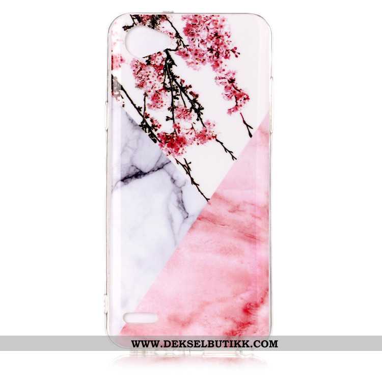 Etui Lg Q6 Cartoon Mobiltelefon Stor Deksel Rosa, Lg Q6 Beskyttelse Billige