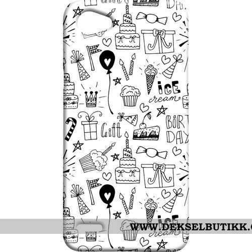 Etui Lg Q6 Nubuck Hvit Søt Hard Hvitt, Deksel Lg Q6 Mobiltelefon Billige