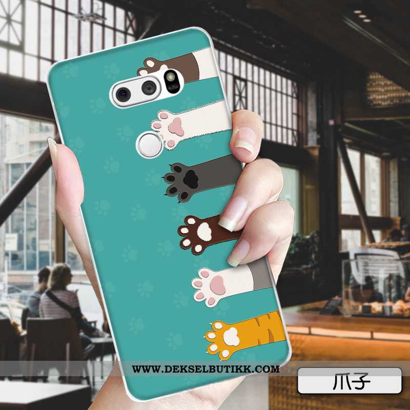 Etui Lg V30 Cartoon Net Red Alt Inkludert Trend Grønn, Deksel Lg V30 Vakker Tilbud