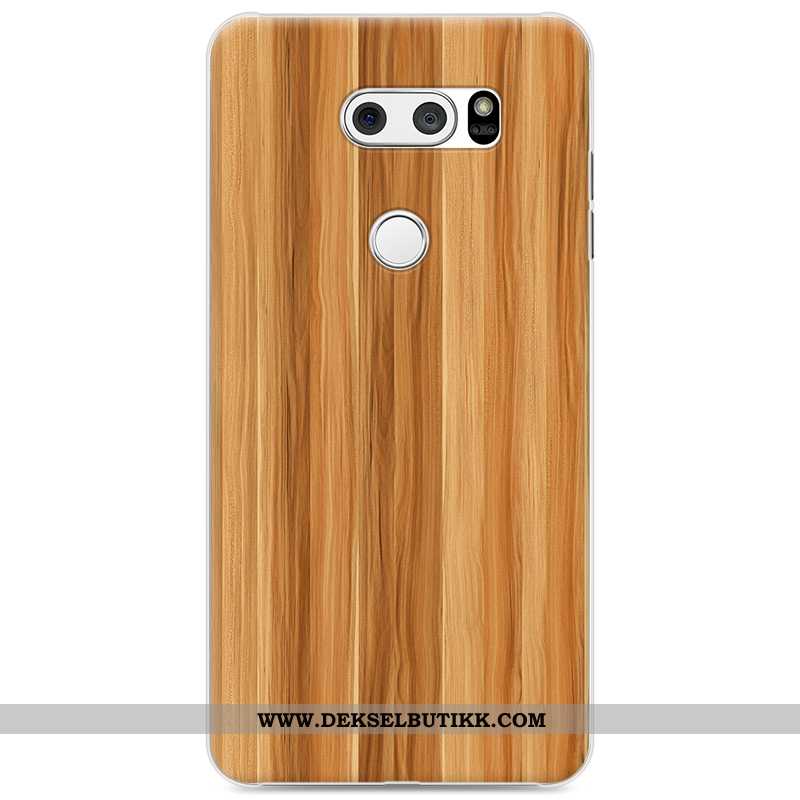 Etui Lg V30 Kreativ Farge Malt Deksel Anti-fall Grå, Lg V30 Wood Tilbud