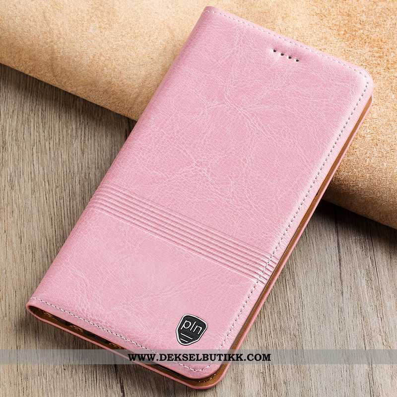 Etui Lg V30 Skinndeksel Beskyttelse Deksel Brun, Lg V30 Skinn Billige