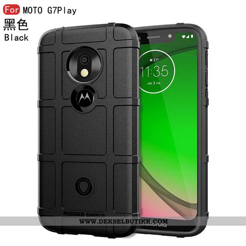 Etui Moto G7 Play Av Personlighet Mobiltelefon Stjernene Myke Svart, Deksel Moto G7 Play Kreativ Til