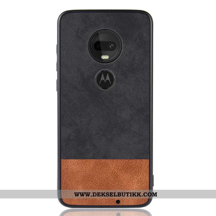 Etui Moto G7 Plus Beskyttelse Deksel Svart Anti-fall, Moto G7 Plus Mobiltelefon Rabatt