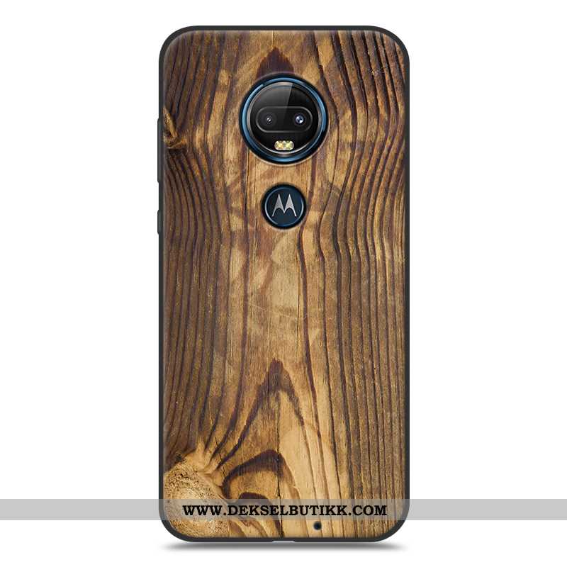 Etui Moto G7 Plus Beskyttelse Hvit Deksel Enkel Hvitt, Moto G7 Plus Kreativ Billig