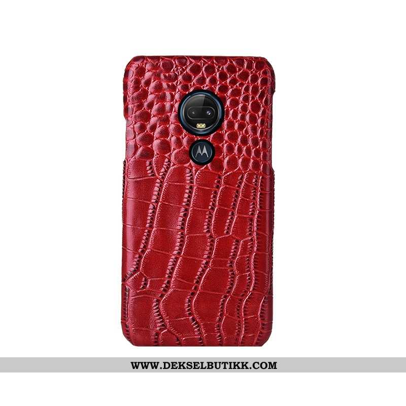 Etui Moto G7 Plus Mote Bakdeksel Beskyttelse Svart, Deksel Moto G7 Plus Luksus Rabatt