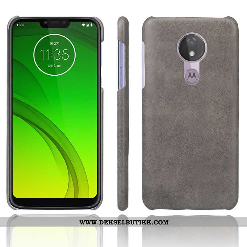 Etui Moto G7 Power Ultra Enkel Deksel Mobiltelefon Grå, Moto G7 Power Tynne Tilbud