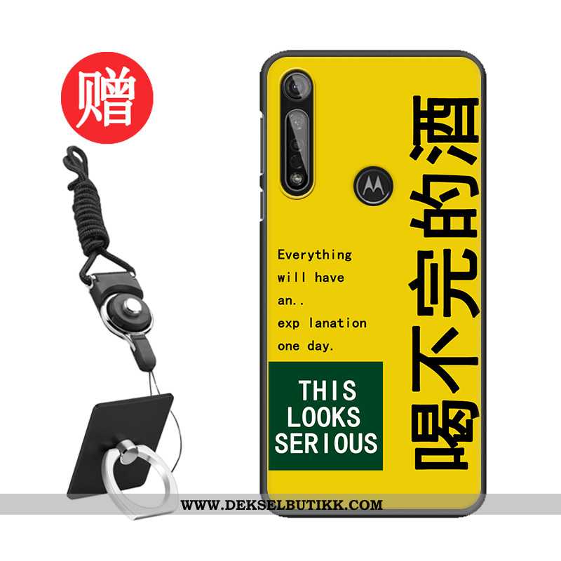 Etui Moto G8 Plus Beskyttelse Tilpass Tempe~~pos Mønster Blå, Deksel Moto G8 Plus Trend Tilbud