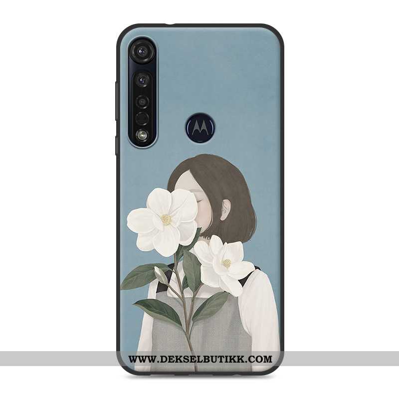 Etui Moto G8 Plus Myke Kunst Alt Inkludert Rosa, Deksel Moto G8 Plus Liten Kjøpe