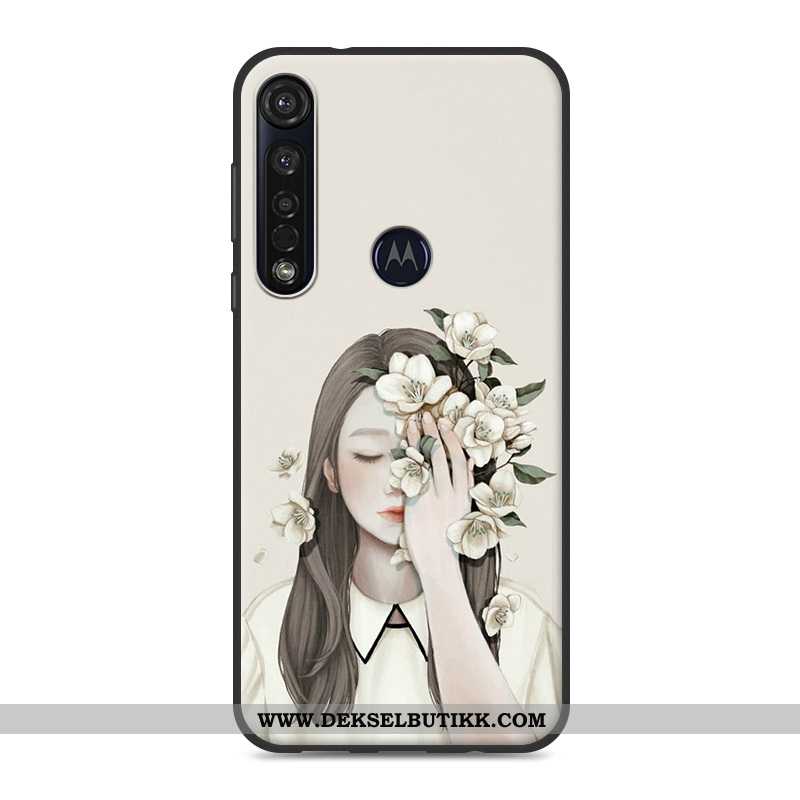 Etui Moto G8 Plus Myke Kunst Alt Inkludert Rosa, Deksel Moto G8 Plus Liten Kjøpe