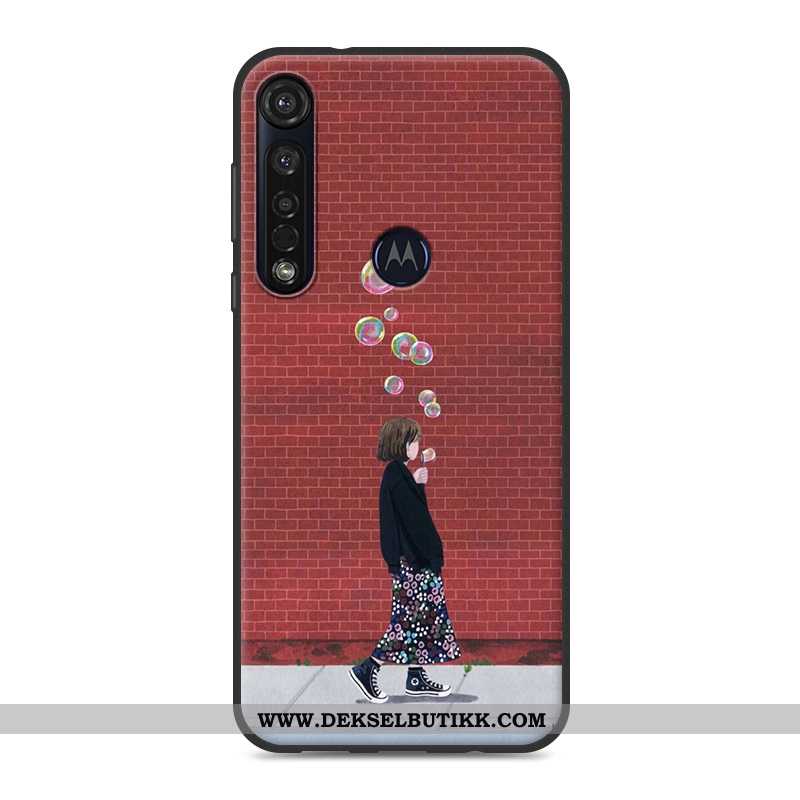 Etui Moto G8 Plus Myke Kunst Alt Inkludert Rosa, Deksel Moto G8 Plus Liten Kjøpe