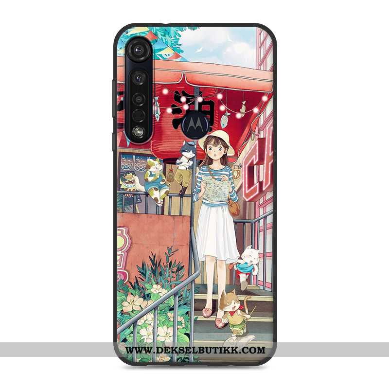 Etui Moto G8 Plus Myke Kunst Alt Inkludert Rosa, Deksel Moto G8 Plus Liten Kjøpe