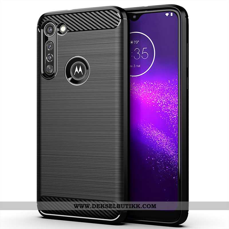 Etui Moto G8 Power Beskyttelse Anti-fall Mobiltelefon Deksel Svart, Moto G8 Power Silikon Salg