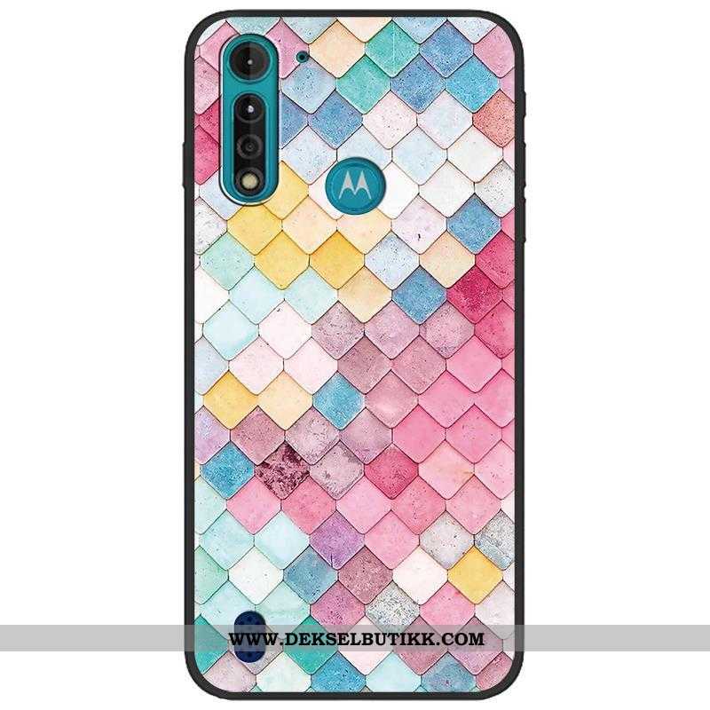 Etui Moto G8 Power Lite Nubuck Cartoon Myke Klut Camo, Deksel Moto G8 Power Lite Kreativ Rabatt