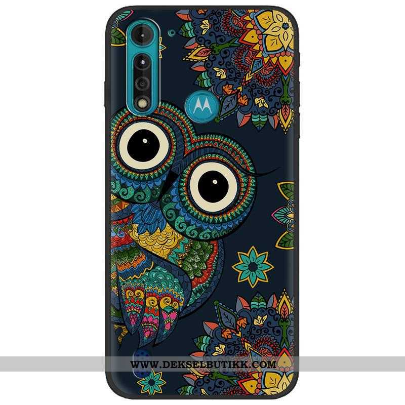 Etui Moto G8 Power Lite Nubuck Cartoon Myke Klut Camo, Deksel Moto G8 Power Lite Kreativ Rabatt