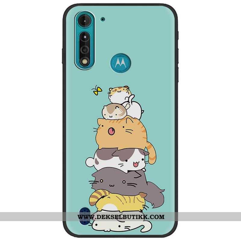 Etui Moto G8 Power Lite Nubuck Cartoon Myke Klut Camo, Deksel Moto G8 Power Lite Kreativ Rabatt