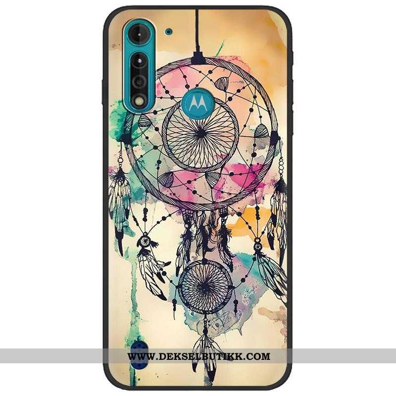 Etui Moto G8 Power Lite Nubuck Cartoon Myke Klut Camo, Deksel Moto G8 Power Lite Kreativ Rabatt