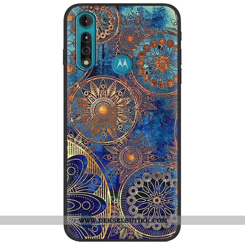 Etui Moto G8 Power Lite Nubuck Cartoon Myke Klut Camo, Deksel Moto G8 Power Lite Kreativ Rabatt