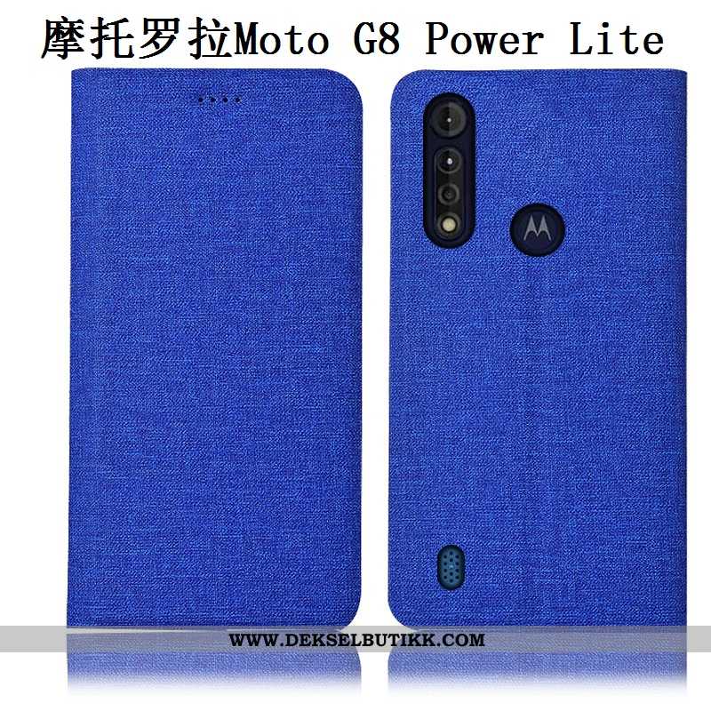 Etui Moto G8 Power Lite Skinndeksel Rosa Alt Inkludert Deksel, Moto G8 Power Lite Bomull Salg