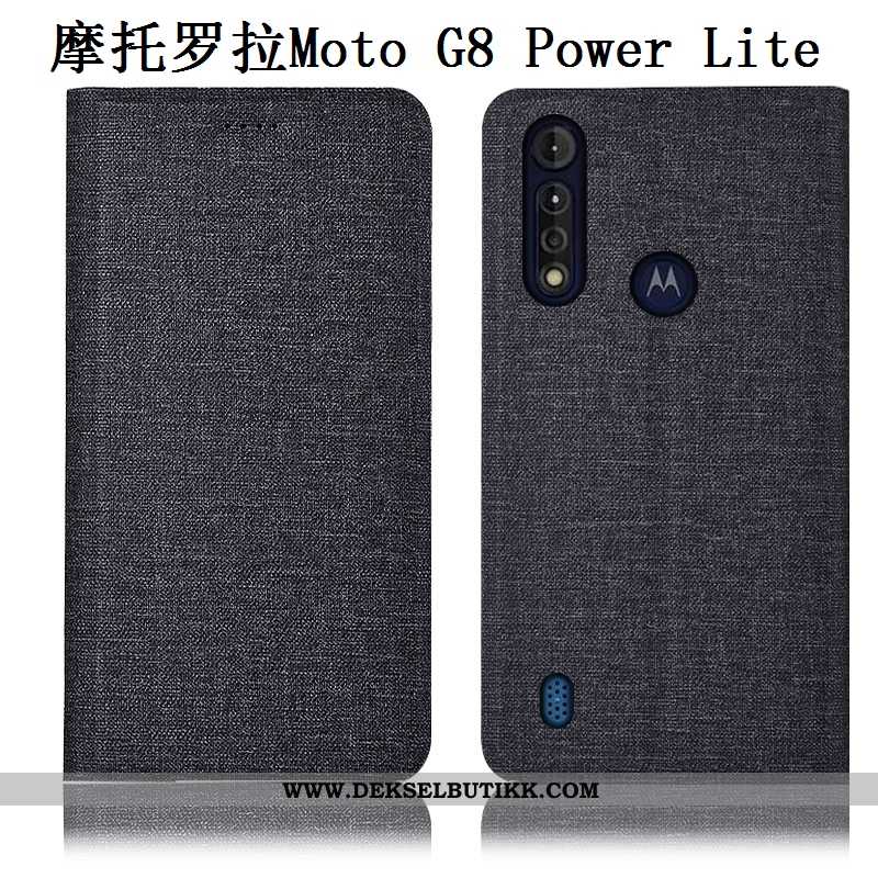 Etui Moto G8 Power Lite Skinndeksel Rosa Alt Inkludert Deksel, Moto G8 Power Lite Bomull Salg