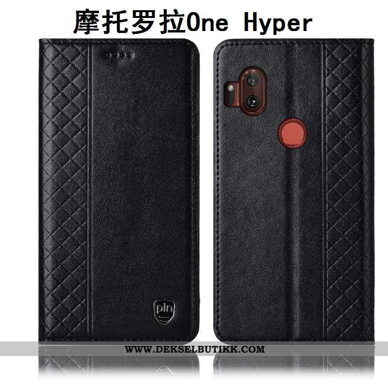 Etui Motorola One Hyper Beskyttelse Anti-fall Deksel Brun, Motorola One Hyper Skinndeksel Billig