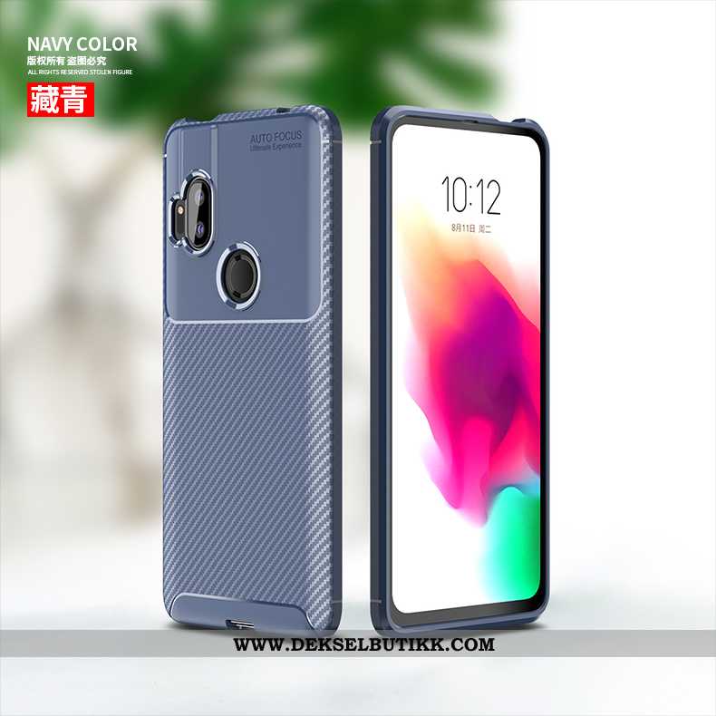 Etui Motorola One Hyper Beskyttelse Usynlig Deksel Fiber Svart, Motorola One Hyper Ultra Rabatt