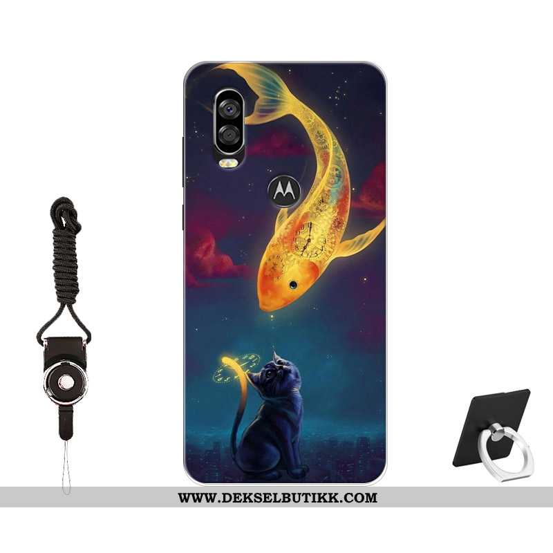 Etui Motorola One Vision Myke Svart Tempe~~pos, Deksel Motorola One Vision Skjermbeskytter Rabatt