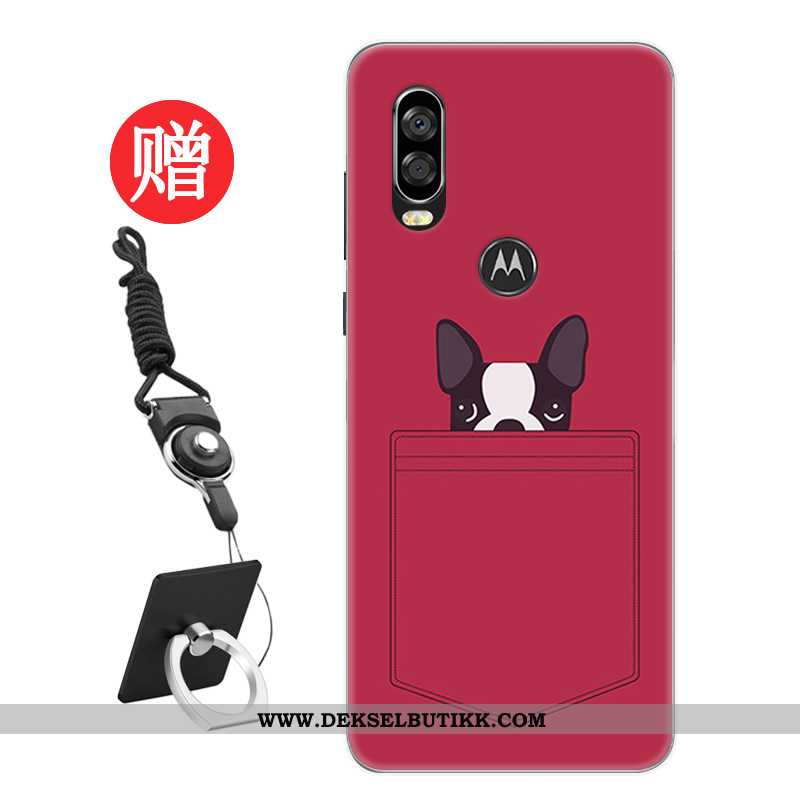 Etui Motorola One Vision Skjermbeskytter Trend Deksel Lovers Rød, Motorola One Vision Beskyttelse Bu