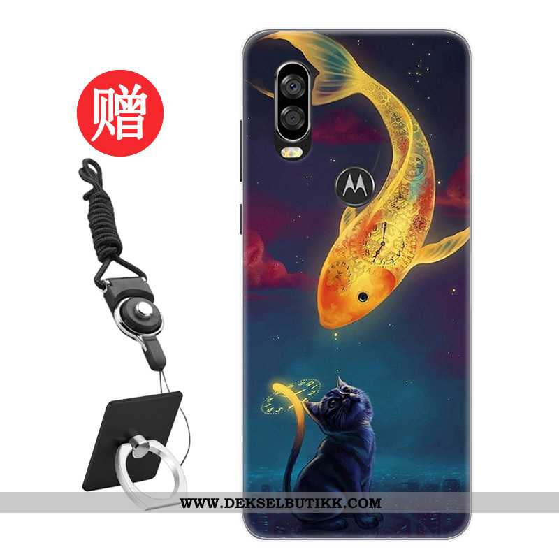 Etui Motorola One Vision Skjermbeskytter Trend Deksel Lovers Rød, Motorola One Vision Beskyttelse Bu