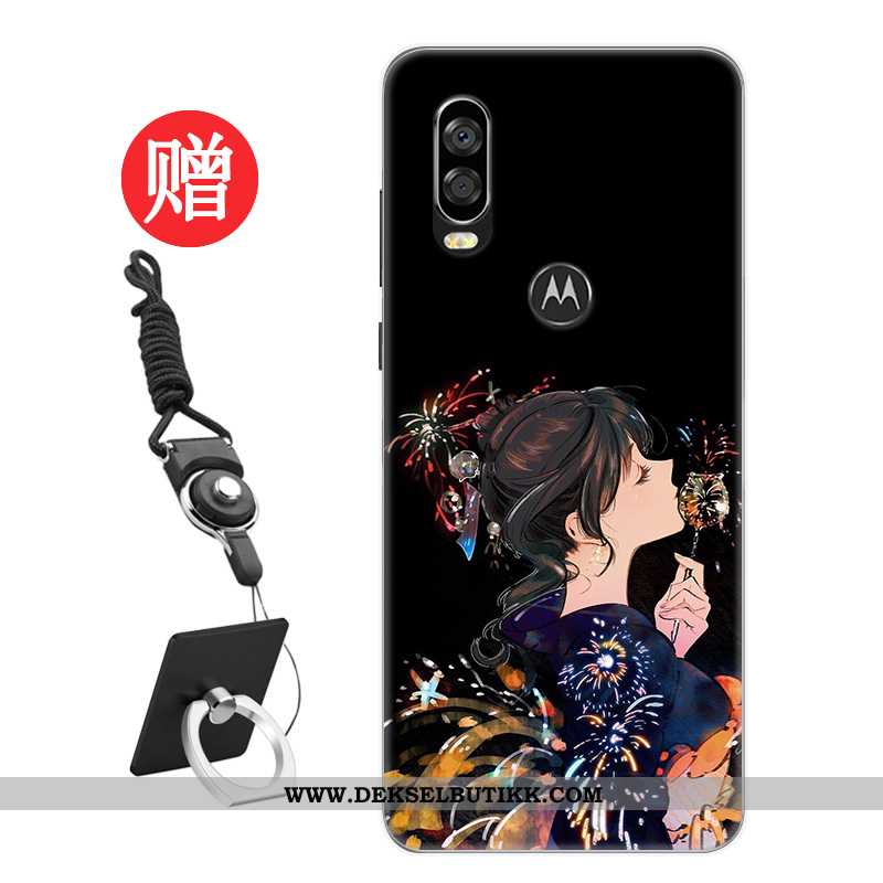 Etui Motorola One Vision Skjermbeskytter Trend Deksel Lovers Rød, Motorola One Vision Beskyttelse Bu