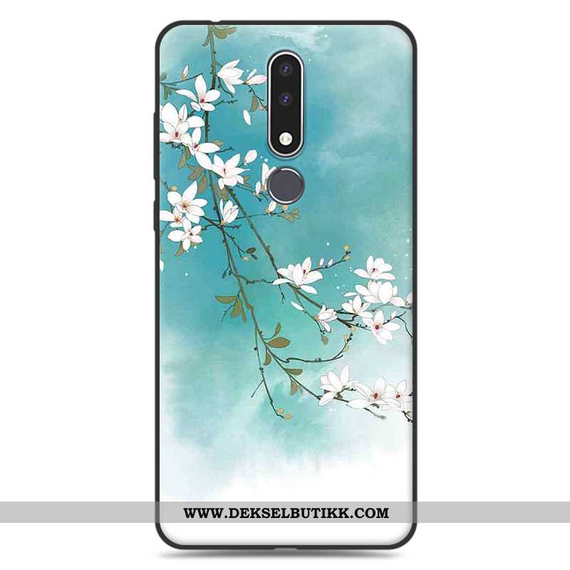 Etui Nokia 3.1 Plus Nubuck Rosa Deksel, Nokia 3.1 Plus Myke Billige