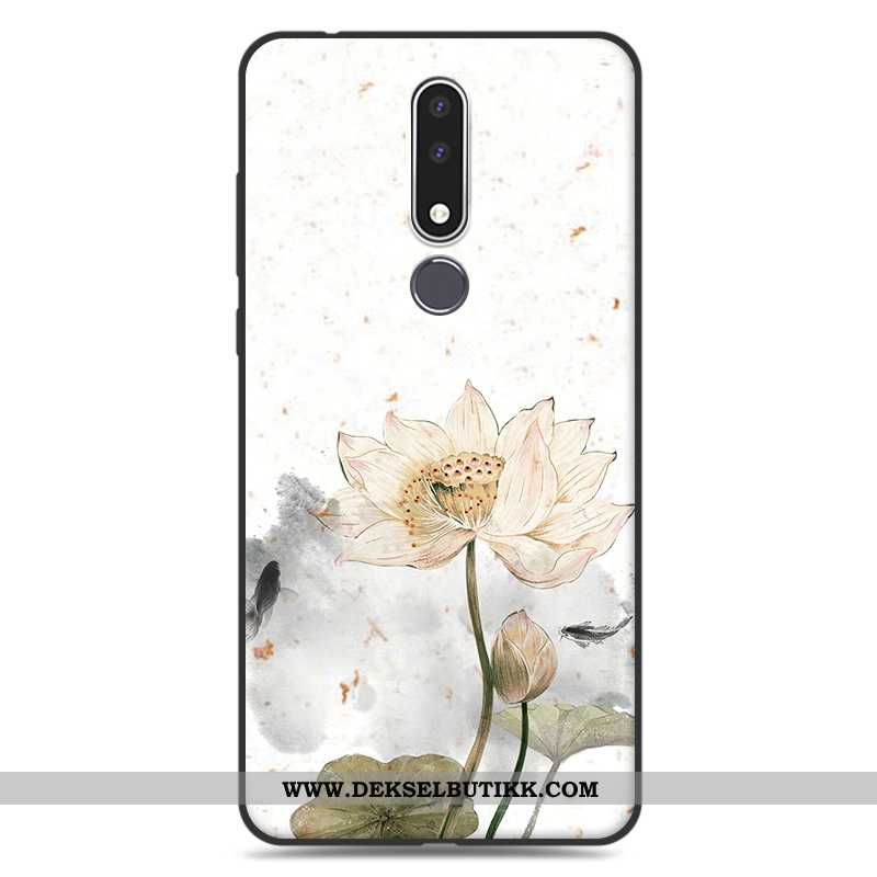 Etui Nokia 3.1 Plus Nubuck Rosa Deksel, Nokia 3.1 Plus Myke Billige