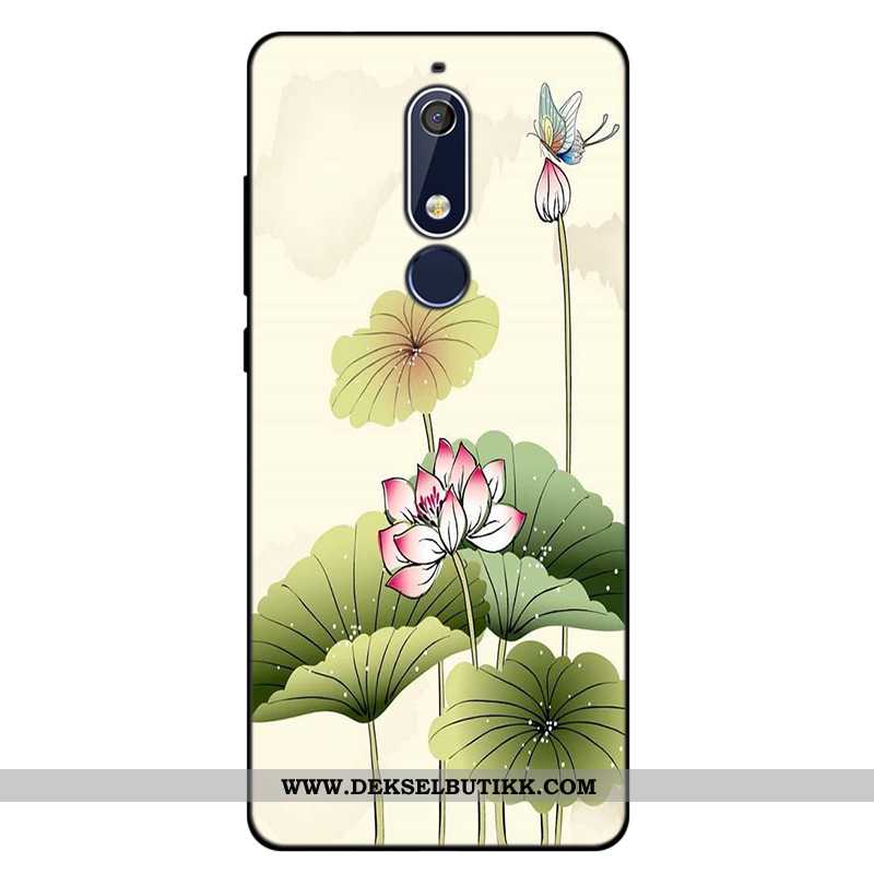 Etui Nokia 5.1 Myke Anti-fall Rosa Alt Inkludert, Deksel Nokia 5.1 Silikon Tilbud