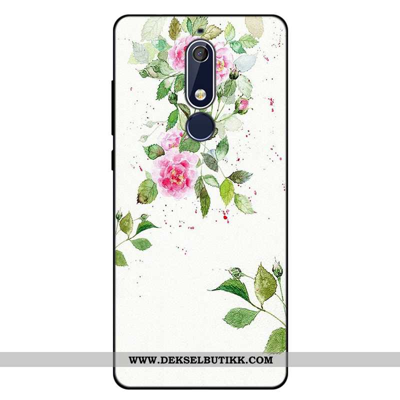 Etui Nokia 5.1 Myke Anti-fall Rosa Alt Inkludert, Deksel Nokia 5.1 Silikon Tilbud