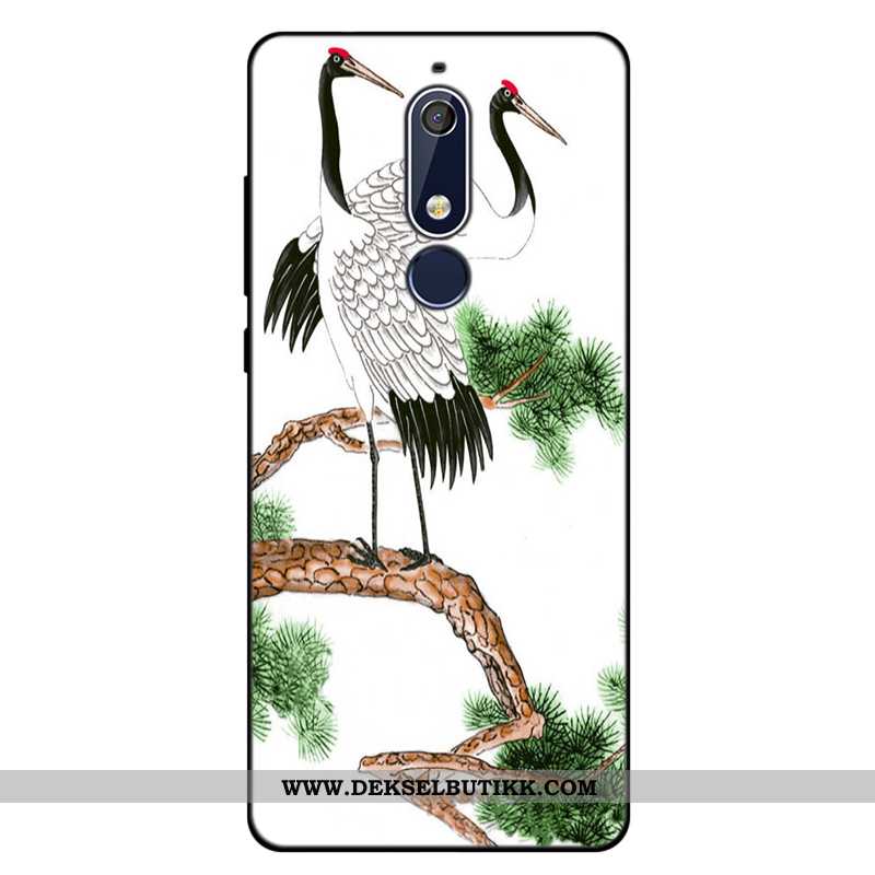 Etui Nokia 5.1 Myke Anti-fall Rosa Alt Inkludert, Deksel Nokia 5.1 Silikon Tilbud