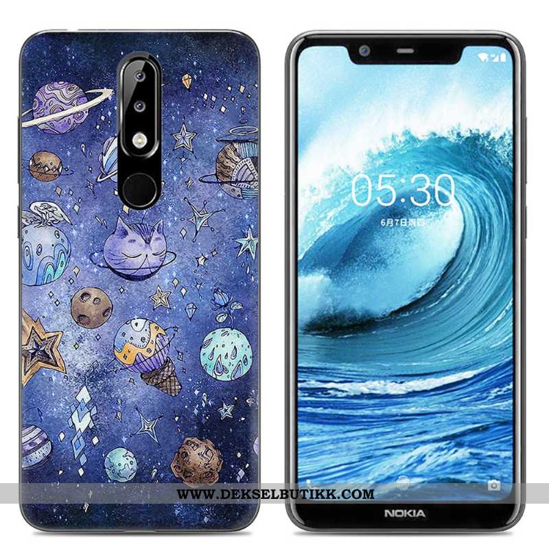 Etui Nokia 5.1 Plus Beskyttelse Myke Anti-fall Deksel Rosa, Nokia 5.1 Plus Kreativ Tilbud