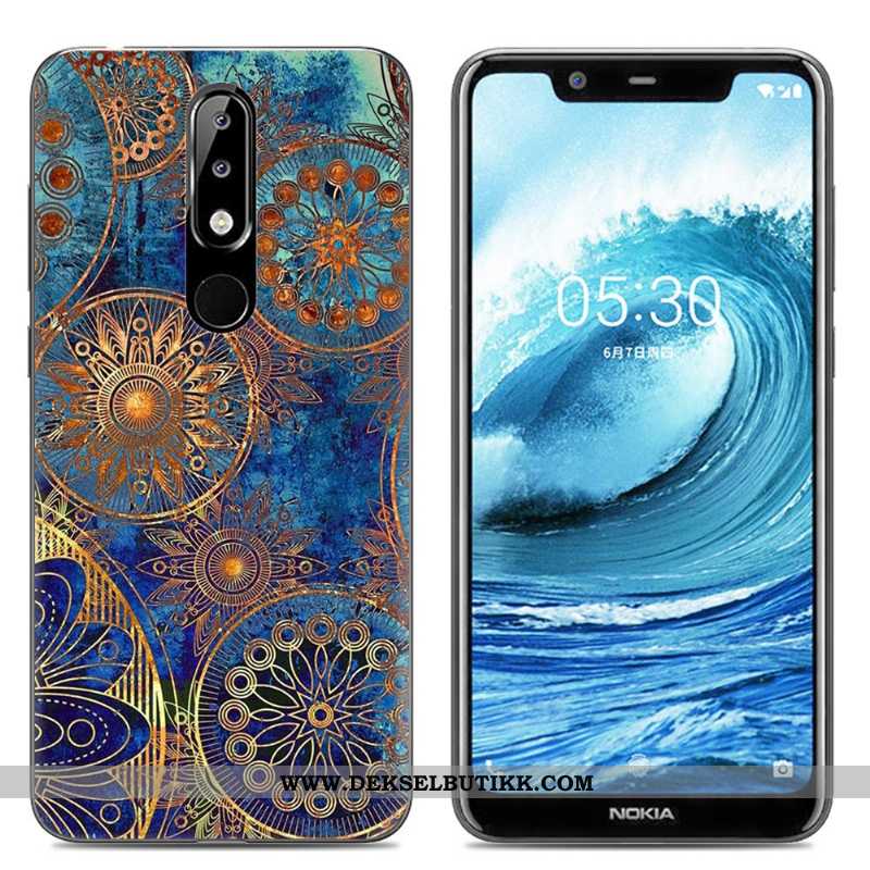 Etui Nokia 5.1 Plus Beskyttelse Myke Anti-fall Deksel Rosa, Nokia 5.1 Plus Kreativ Tilbud