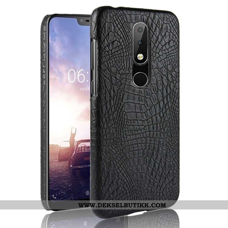 Etui Nokia 5.1 Plus Mønster Anti-fall Krokodille Mobiltelefon Grønn, Deksel Nokia 5.1 Plus Billig