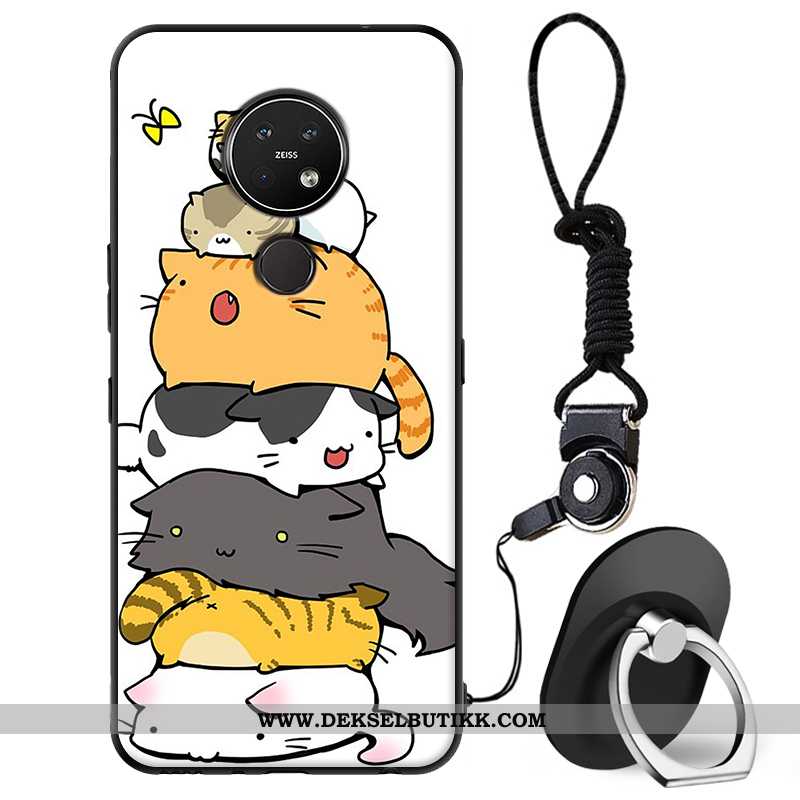 Etui Nokia 7.2 Beskyttelse Mobiltelefon Cartoon Myke Beige, Deksel Nokia 7.2 Kreativ Rabatt