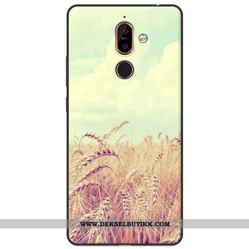 Etui Nokia 7 Plus Beskyttelse Farge Mobiltelefon Anti-fall, Deksel Nokia 7 Plus Cartoon Billige