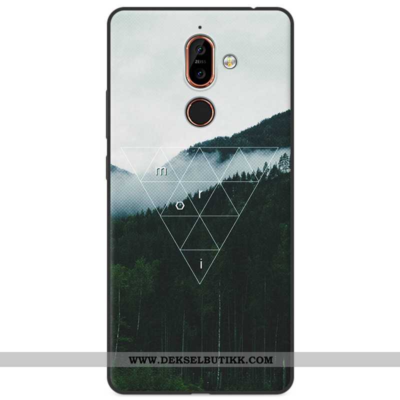 Etui Nokia 7 Plus Beskyttelse Farge Mobiltelefon Anti-fall, Deksel Nokia 7 Plus Cartoon Billige