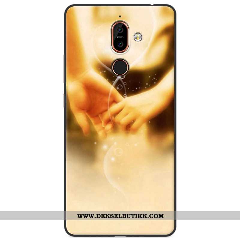 Etui Nokia 7 Plus Beskyttelse Farge Mobiltelefon Anti-fall, Deksel Nokia 7 Plus Cartoon Billige