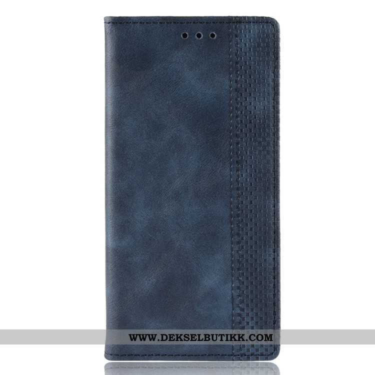 Etui Nokia 9 Pureview Beskyttelse Folio Magnet Lukk Deksel Blå, Nokia 9 Pureview Skinndeksel Rabatt