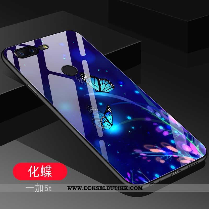 Etui Oneplus 5t Trend Svart Glass, Deksel Oneplus 5t Beskyttelse Tilbud